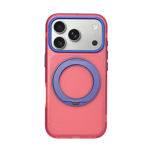 Macaron Bicolor 360° Rotating Stand iPhone Case