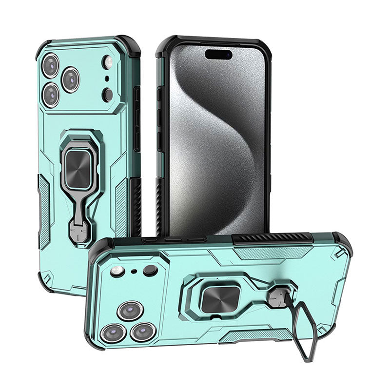 カード収納付きiPhoneケース|手首ストラップ×レザー