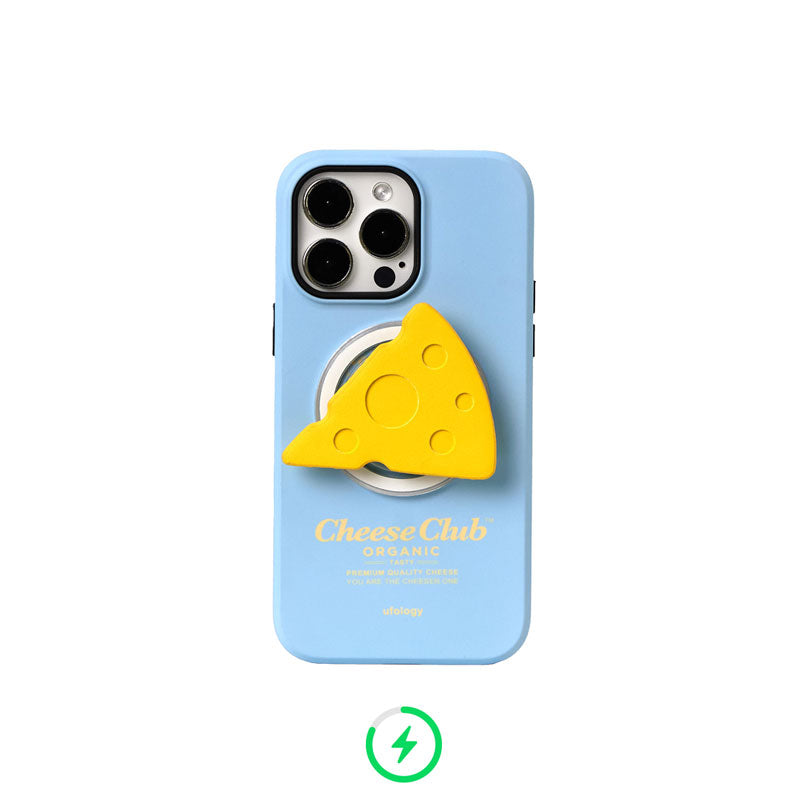 オリジナルチーズ立体デザイン二重構造フィルム加工マグネットスマホケース