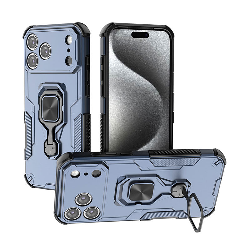 カード収納付きiPhoneケース|手首ストラップ×レザー