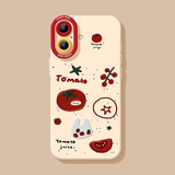 トマト柄スマホケースの使用イメージ・ディテール 4