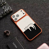 くつろぎねこ柄iPhoneケース デザイン・使用イメージ 1