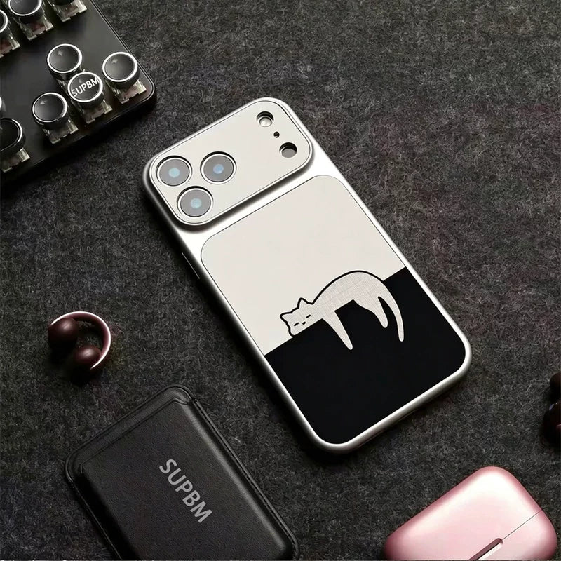 くつろぎねこ柄iPhoneケース デザイン・使用イメージ 3
