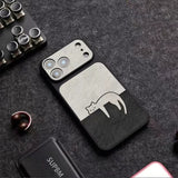 くつろぎねこ柄iPhoneケース デザイン・使用イメージ 6