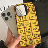 イエロー格子 アニマルライン iPhoneケース 使用・構造イメージ 10