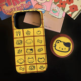 イエロー格子 アニマルライン iPhoneケース 使用・構造イメージ 6