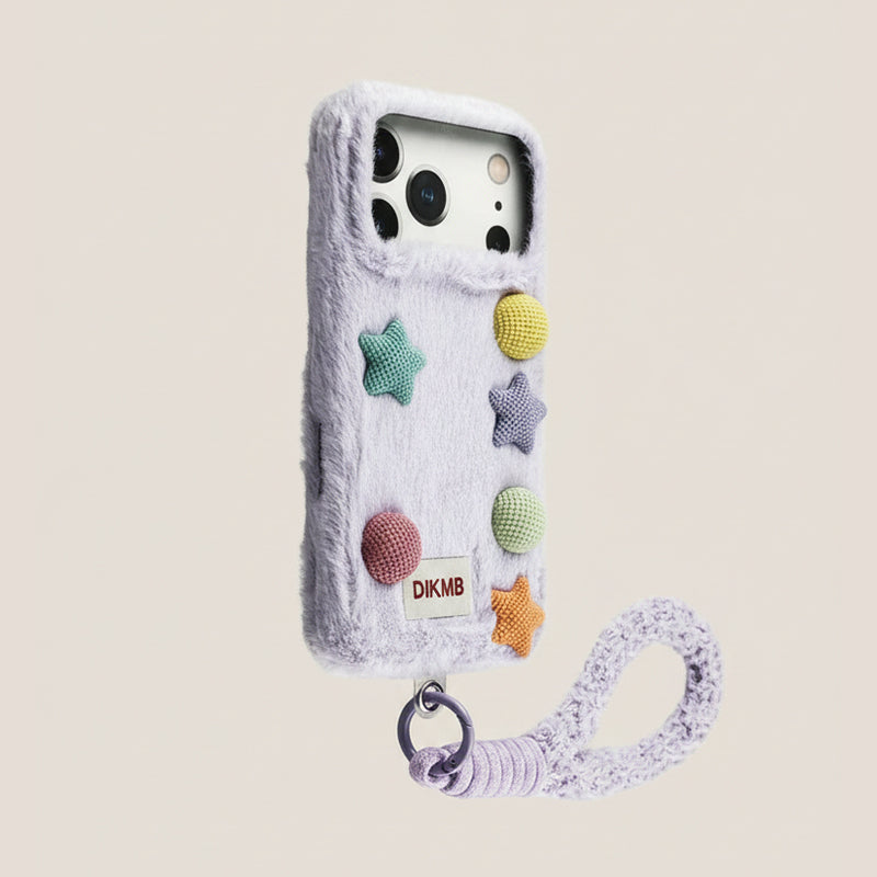 立体スター&ボール ふわふわ iPhoneケース 使用・構造イメージ 8