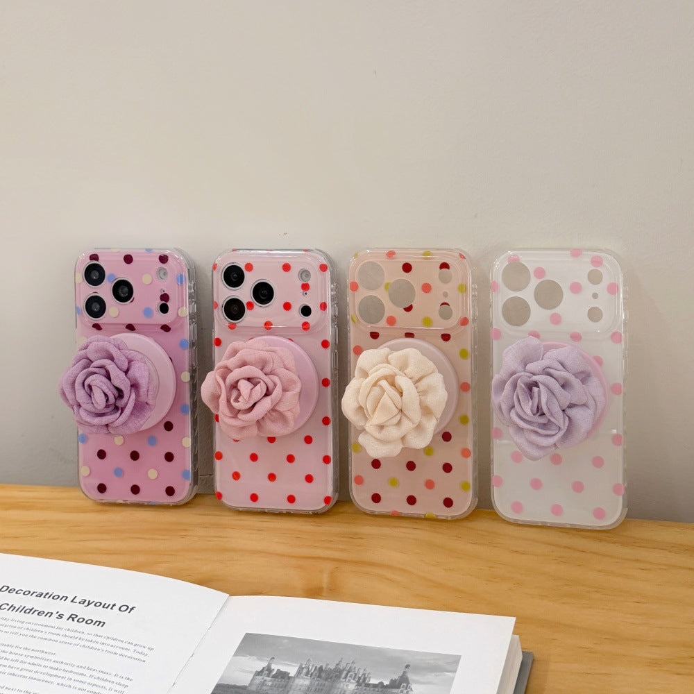 カラフルドット 透明感 マグネット式iPhoneケース 使用・構造イメージ 10
