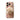 カラフルドット 透明感 マグネット式iPhoneケース クリア×ベージュ(2点セット)