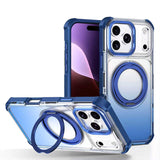 回転リング グラデーション iPhoneケース ブルー