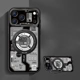 テック柄 回転リング iPhoneケース 使用・構造イメージ 7