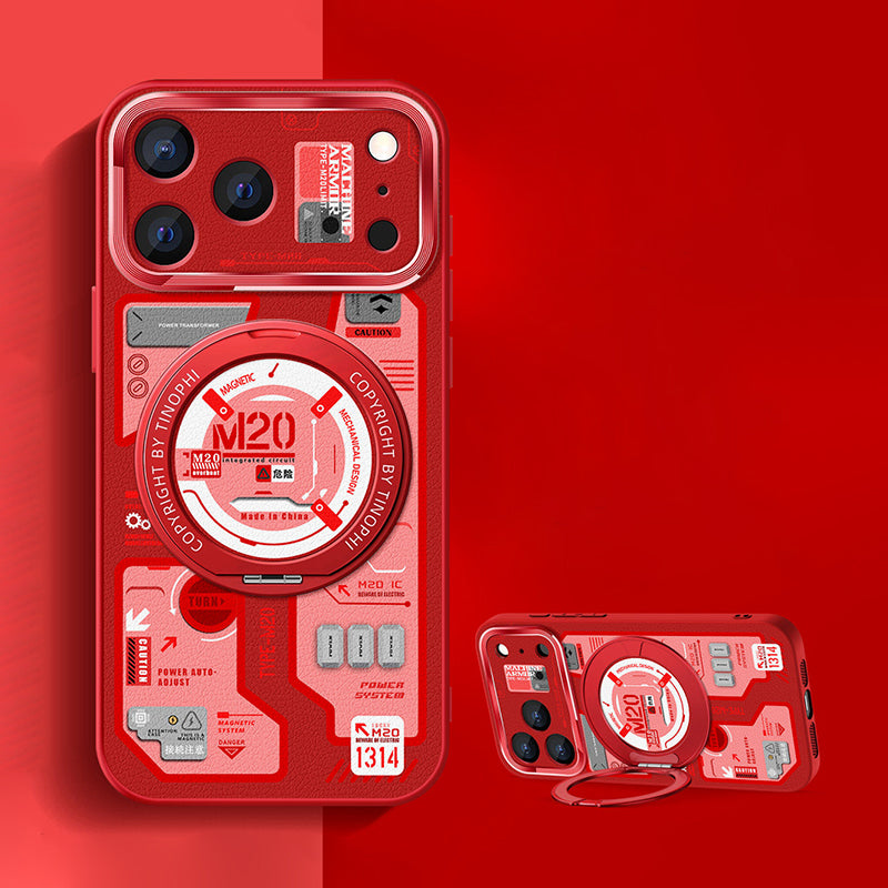 テック柄 回転リング iPhoneケース 使用・構造イメージ 10