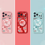テック柄 回転リング iPhoneケース 使用・構造イメージ 13