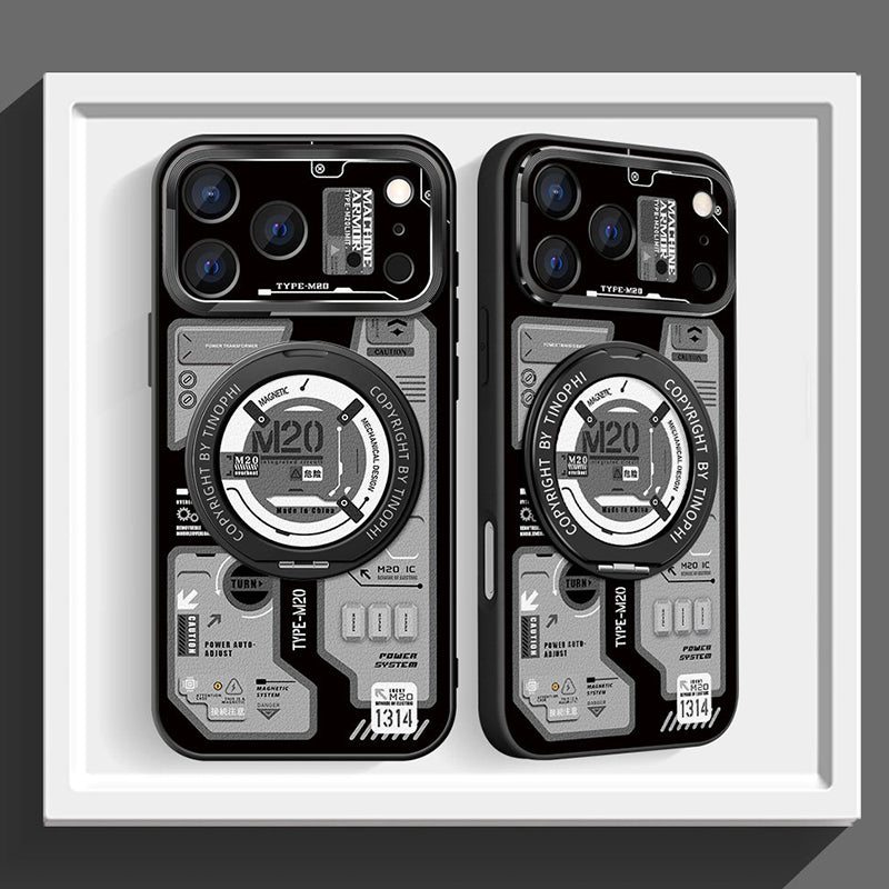 テック柄 回転リング iPhoneケース 使用・構造イメージ 16