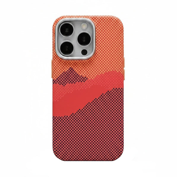 Carbon Fiber Look MagSafe Compatible Ultra Slim Matte iPhone Case