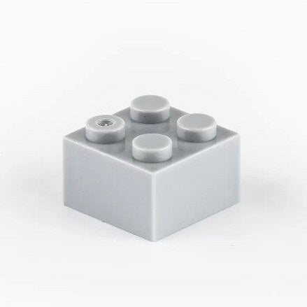 ブロック型キーキャップ ライトグレー