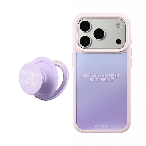 MagSafe Compatible Metallic Panel Simple iPhone Case