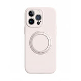 アンティークホワイトの360度回転リングスタンド付きiPhoneケース