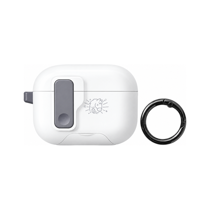 ロック付き AirPodsケース カラー＆ストラップ | NUVECOR