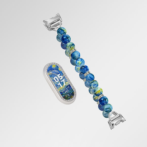 Starry Sky Art Beaded Apple Watch Band