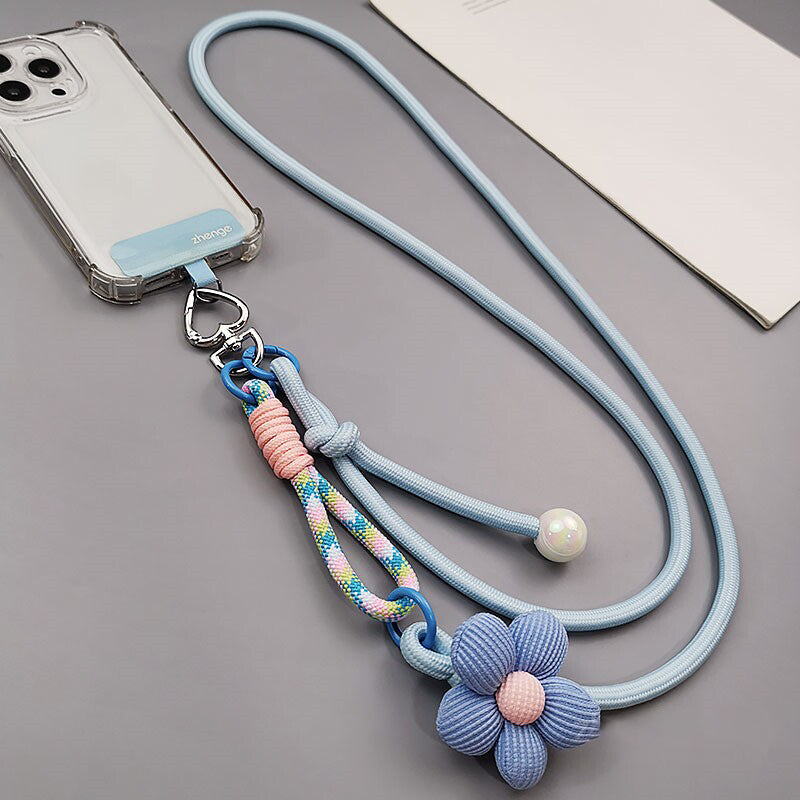 花編み 3WAY スマホショルダーストラップ | NUVECOR