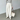 アイボリーのドレープワイドパンツ