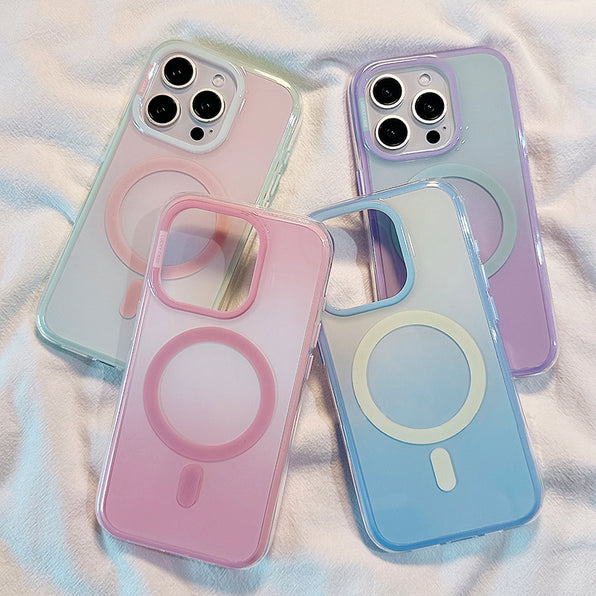 Nuance Gradient Translucent MagSafe Compatible Phone Case (Available in 4 Colors)