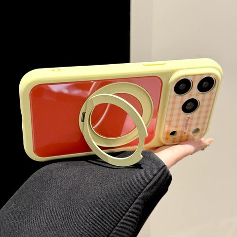 指掛けリング 縦持ち iPhone ケース MagSafe 全方位カバー 耐衝撃