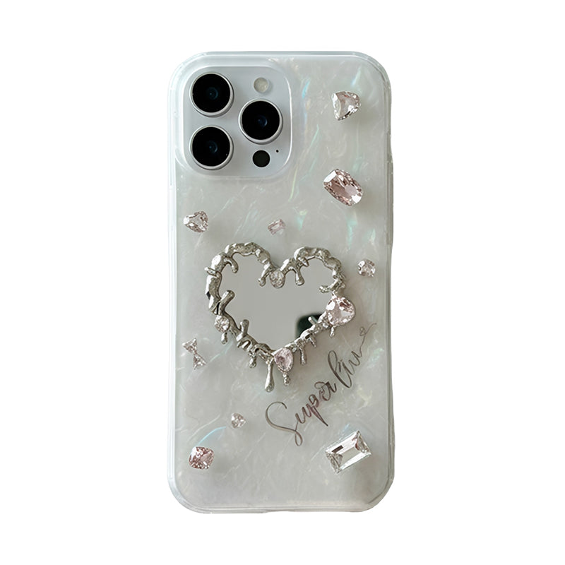 シェルホワイトのiPhoneケース 単品