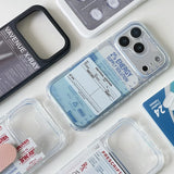 iPhone ケース 半透明クリア 処方箋風 EMOTIONAL ADDITIVES 創意 アメリカン