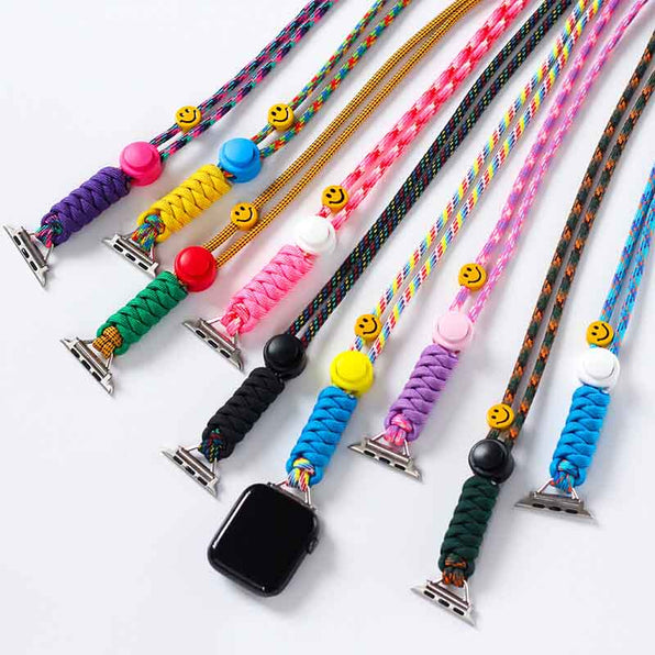 Apple Watch Nylon Braided Neck Strap - 21 Colors - Compatible with Ultra 2 / Series 10 to SE
