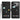 iPhone 手帳型ケース ブラック - 猫キャラ 5 匹 + 雲 + 太陽スマイル金具、ハンドストラップ + カード収納