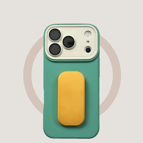Two-Tone Korean-Style Silicone Case with Stand