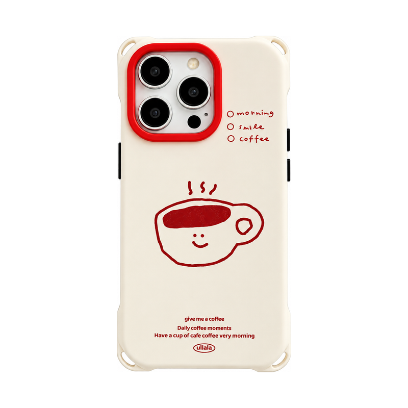 コーヒーカップ柄 iPhoneケース単品