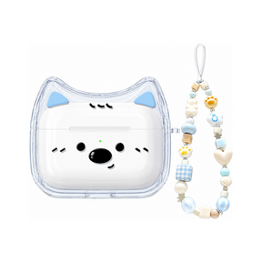 AirPods ケース+ビーズストラップ(2点セット)