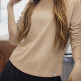 レディース長袖Tシャツのウエストライン
