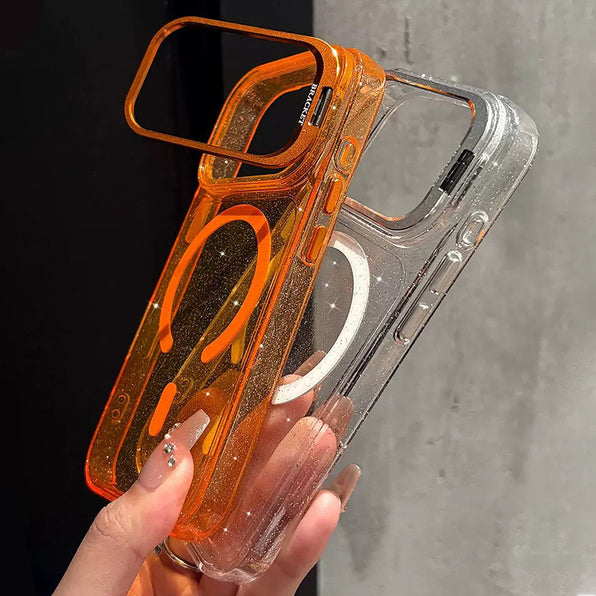 グリッター メタルスタンド iPhoneケースの商品画像 4