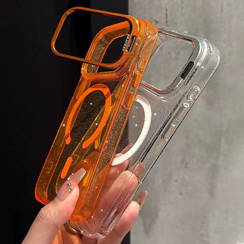 グリッター メタルスタンド iPhoneケースの商品画像 4