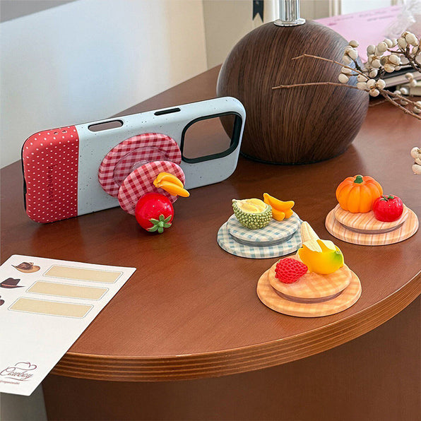 MagSafe Compatible 3D Fruit Stand iPhone Case