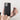 ブラックのキルティングiPhoneケース カード収納とスタンド付き