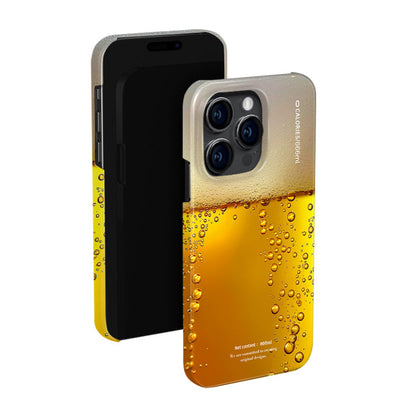 「iPhone17ケース 新入荷」夏のビール風デザインiPhoneケースフィルム加工PCスマホケース