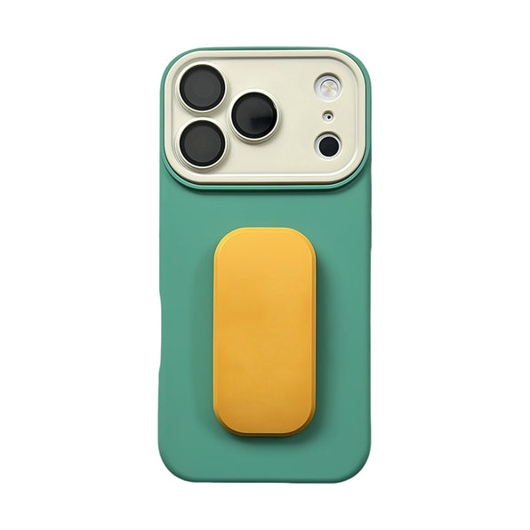 Two-Tone Korean-Style Silicone Case with Stand