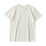 ヘビーウェイト スラブ Tシャツ アイボリー 正面