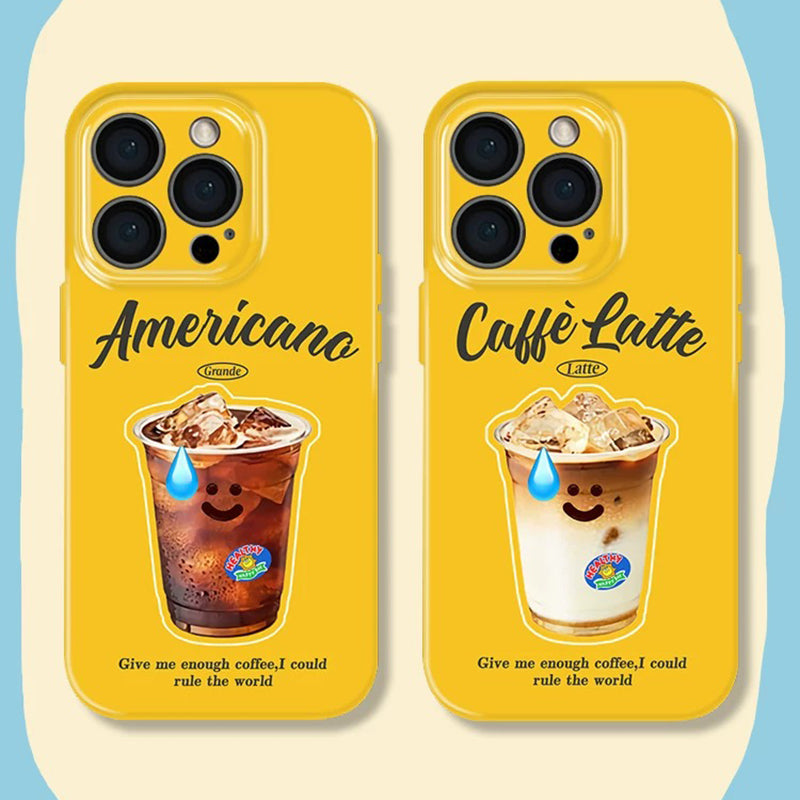 アイスコーヒーグラフィック カラフル iPhoneケースの商品画像 5