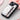 ブラック の 花柄カードポケット iPhoneケース