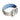 アンティークホワイト×ブルーのマグネットシリコン Apple Watchバンド