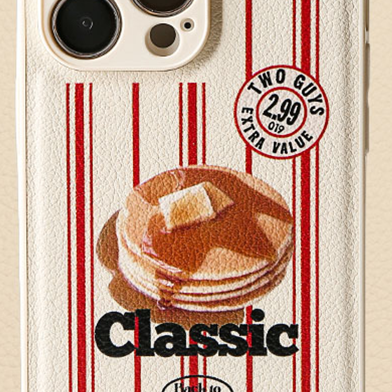 パンケーキストライプ iPhoneケース 正面参考