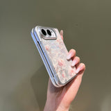 油絵風花柄iPhone Duoケースのデザイン・使用イメージ 2