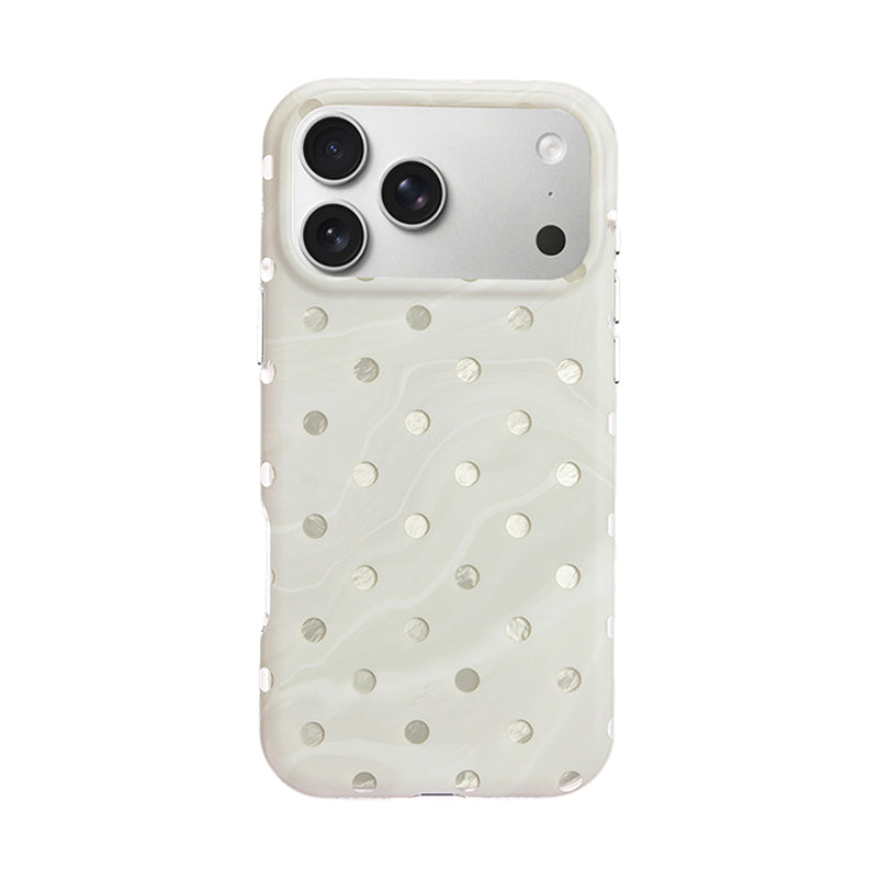 マーブルドット IMD iPhoneケース ホワイト ケース単品