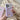 パープルのふわふわファー調iPhoneケース
